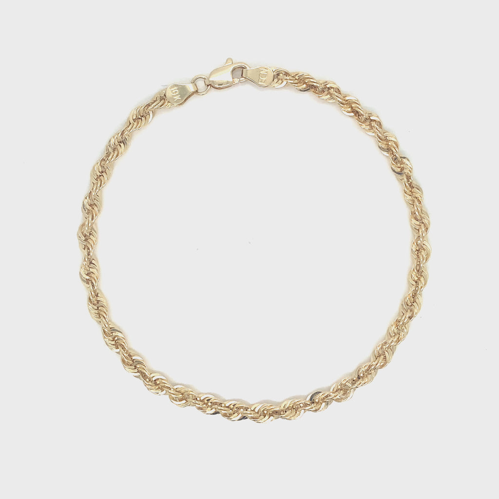 Gold Rope Bracelet