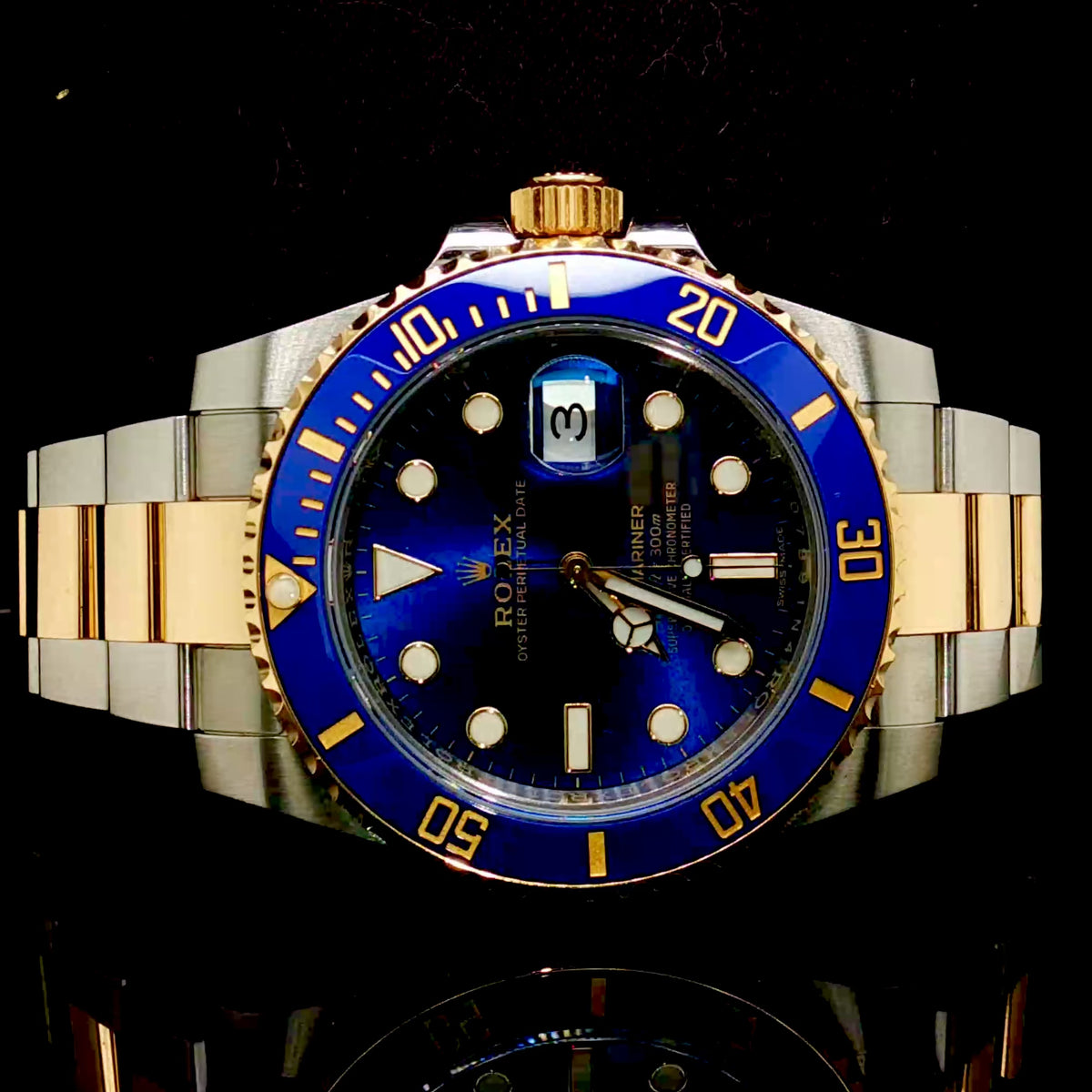 Two Tone Gold Rolex Submariner “Bluesy”