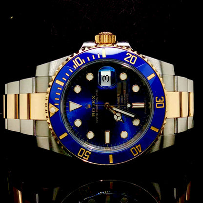 Two Tone Gold Rolex Submariner “Bluesy”