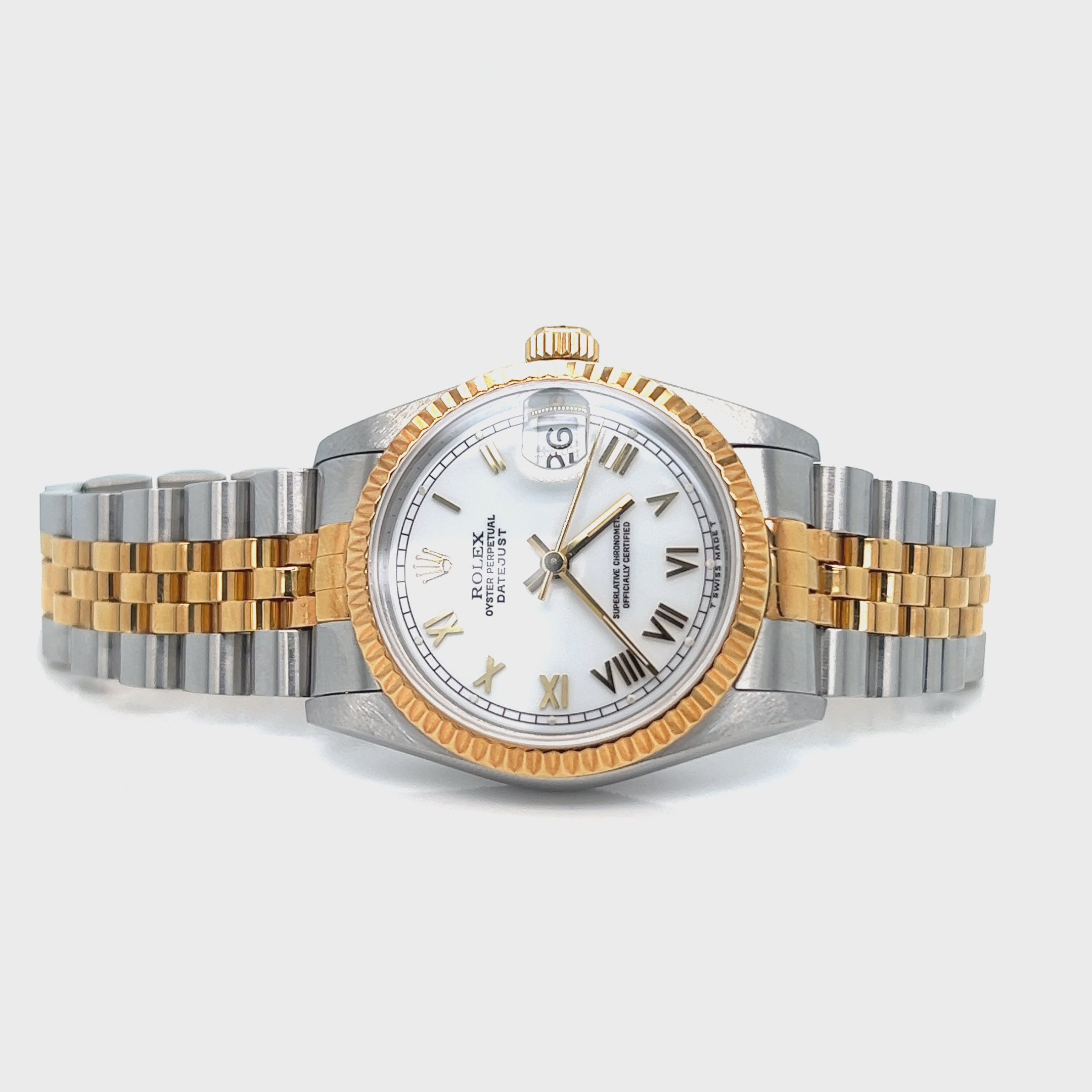 Rolex Datejust 31MM White Roman Dial