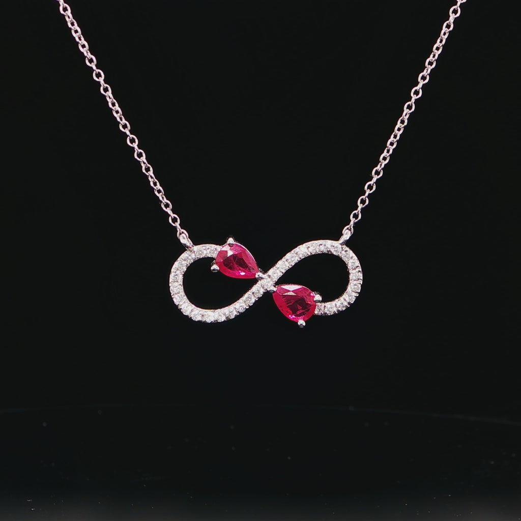 Infinite Ruby Necklace