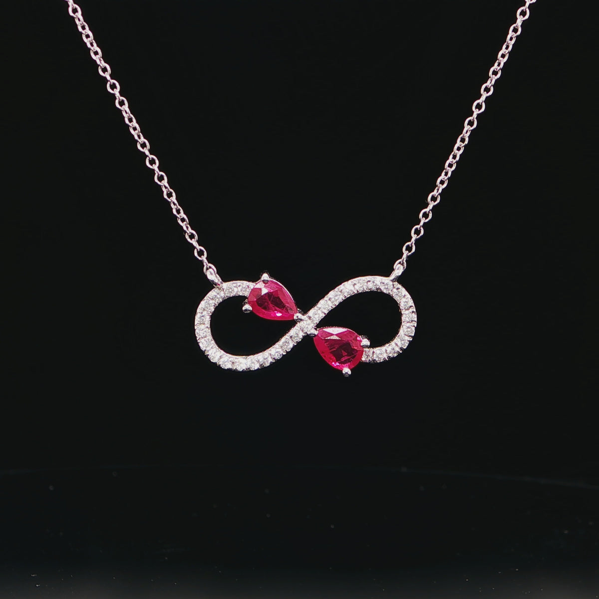 Infinite Ruby Necklace