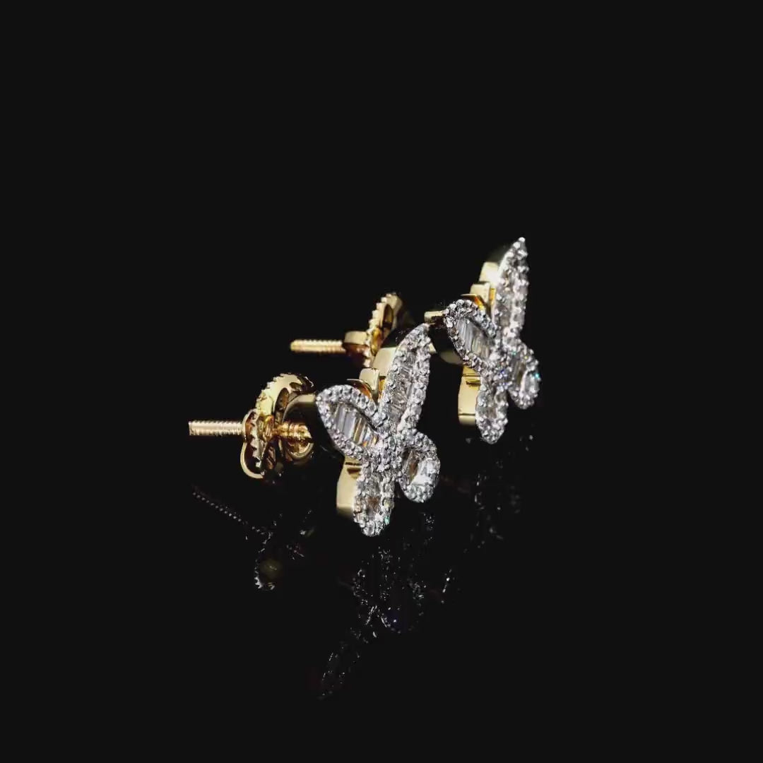 Butterfly Diamond Earrings