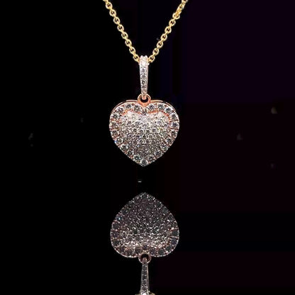 Small Diamond Heart Pendant