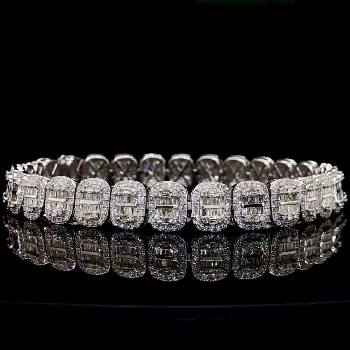 Men’s Baguette Diamond Bracelet