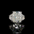 10CT Radiant Engagement Ring