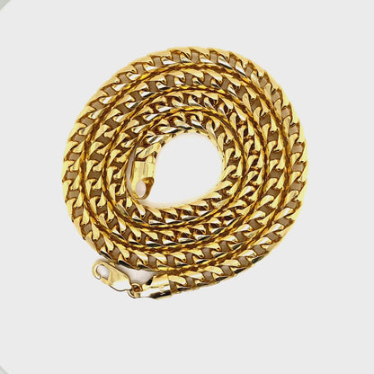 Solid Gold Franco Chains