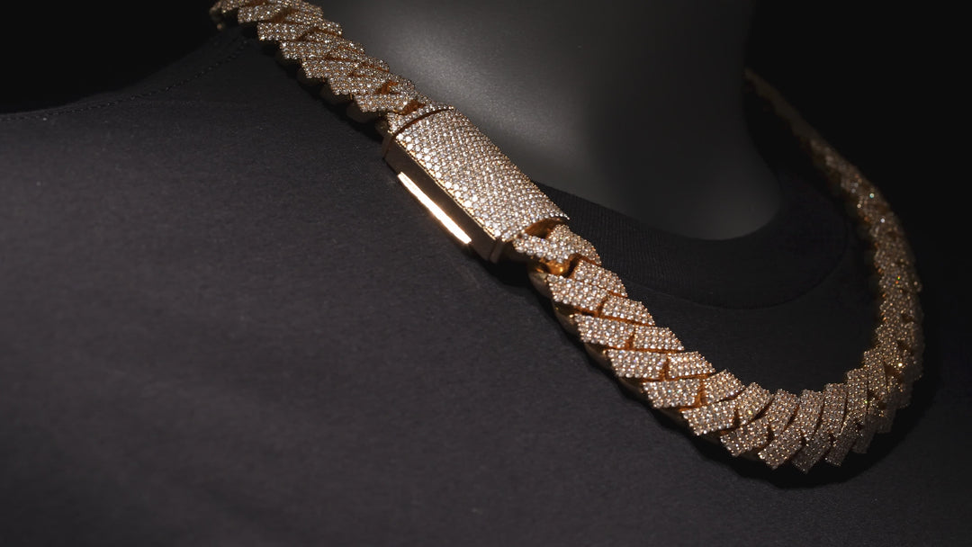 20MM Handmade Tight Diamond Cuban Link