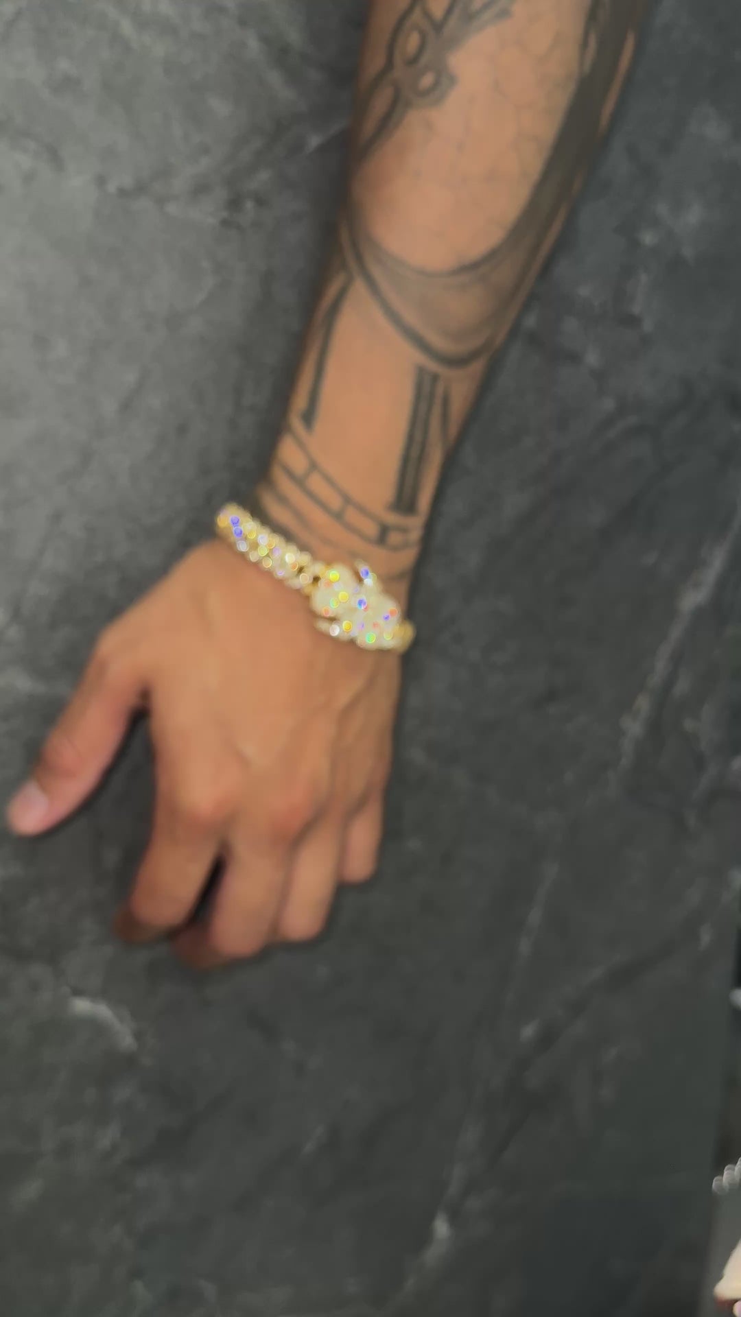 Lucchetto 11MM Diamond Cuban Bracelet