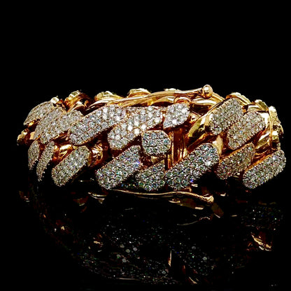 22MM Diamond Cuban Bracelet