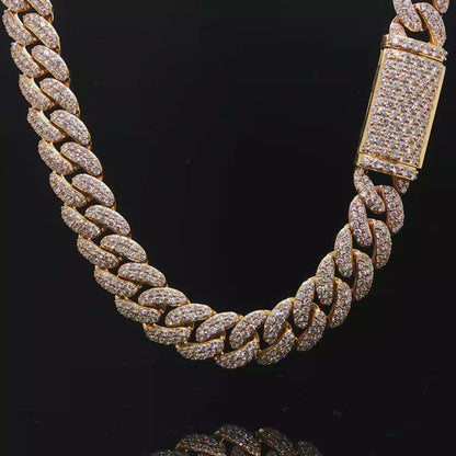 10MM Lab Diamond Cuban Chain 18”