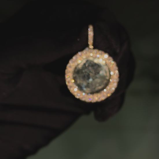 Small Diamond Photo Pendant