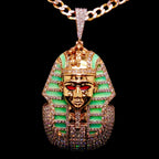 King Pharoah Natural 4.5 CTW Diamond Pendant 10K Gold