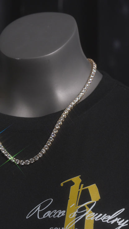5mm Diamond Tennis Neckalce