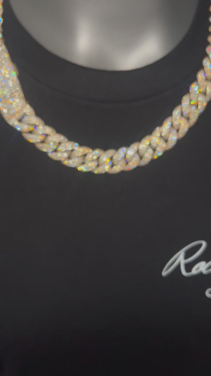 15MM Diamond Cuban Chain