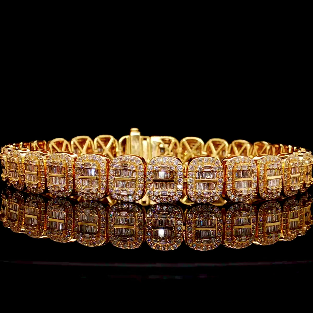 Men’s Baguette Diamond Bracelet