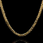 4MM Franco Semi-Solid Chain in 14KT Yellow Gold