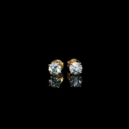 10Kt .60Ct Lab Diamond Studs