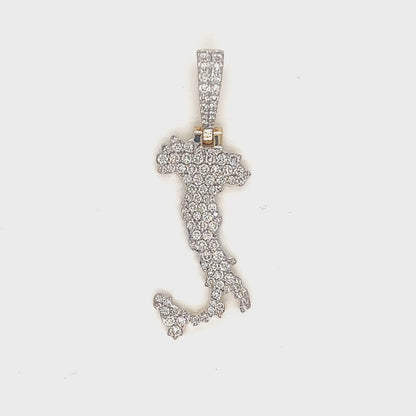 Diamond Italian Pendant