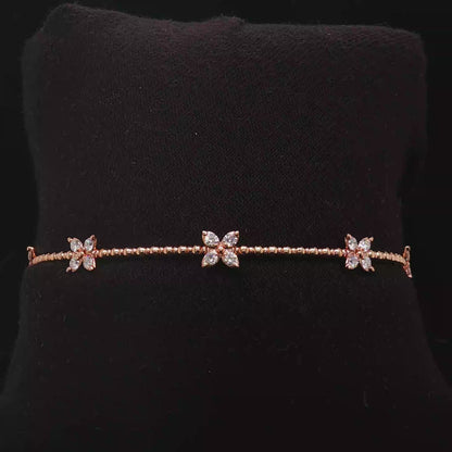 Diamond Butterfly Bangle in 14K