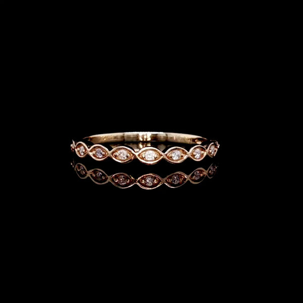 10K Yellow Gold and Diamond Ring