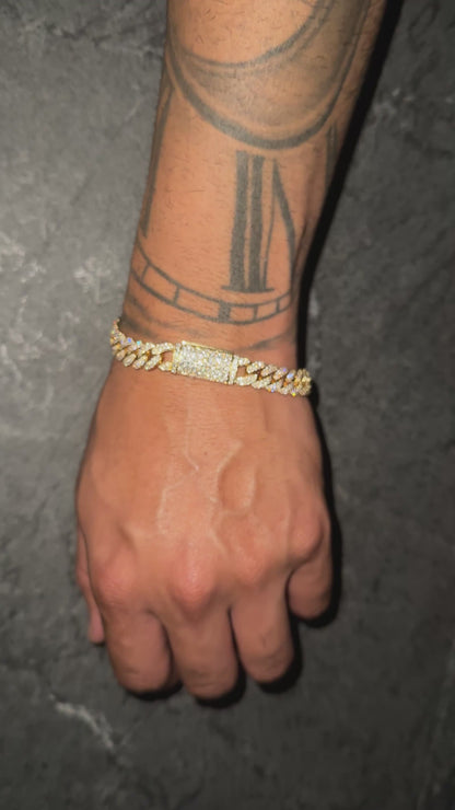 10MM Lab Diamond Cuban bracelet
