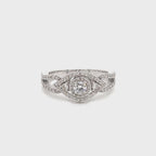 Ladies Evil Eye Diamond Ring