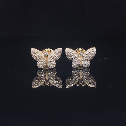 Butterfly Diamond Earrings