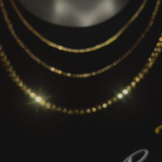 Solid Gold Franco Chains
