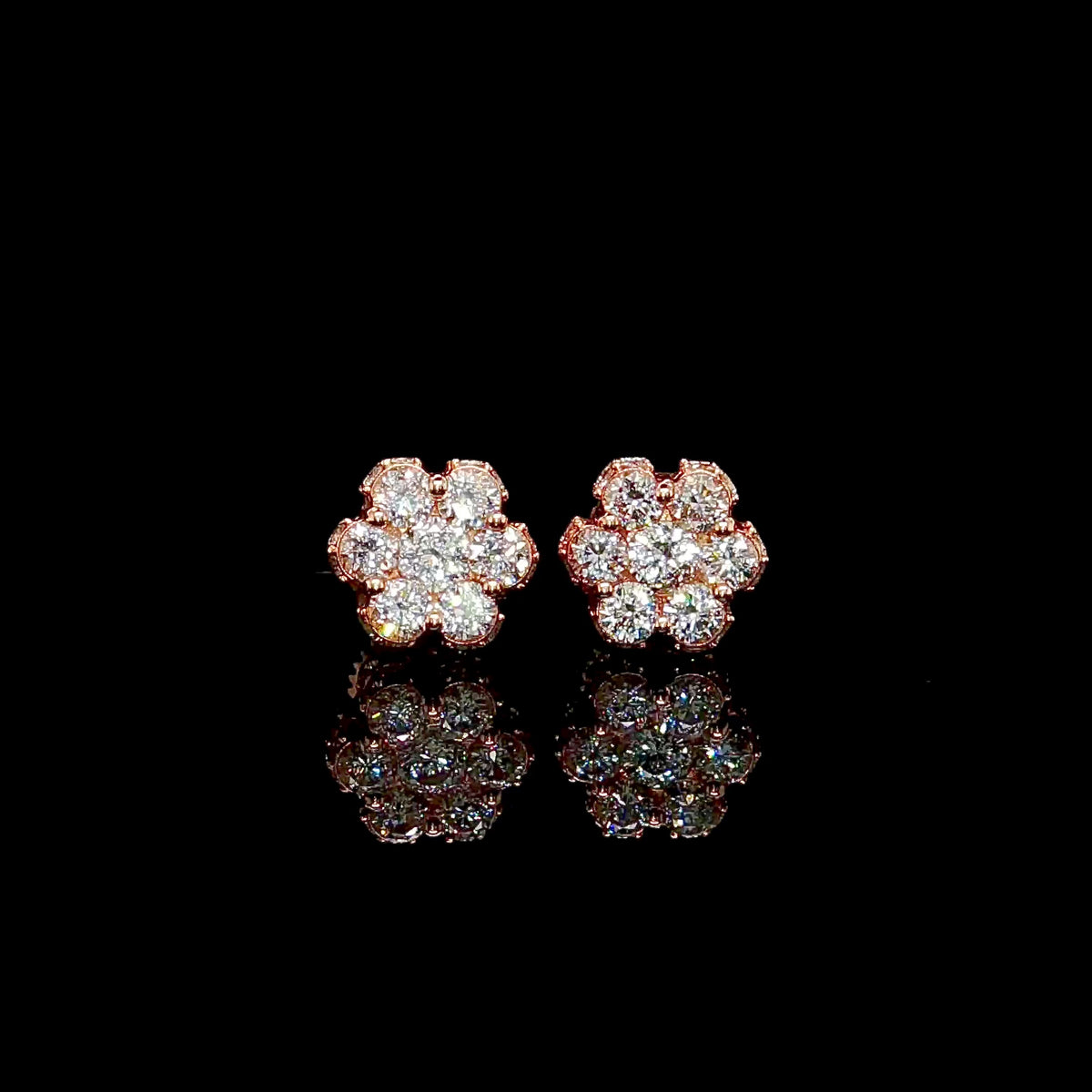 VVS Flower Studs