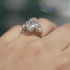 4CT Diamond Marquise Three-Stone Ring