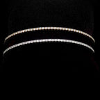 Natural 15pt Flexible Diamond Tennis Bangle