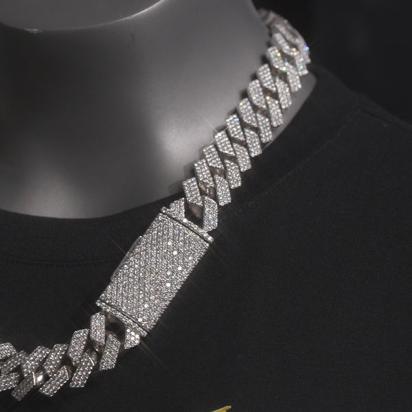 18.5MM Diamond Cuban Chain
