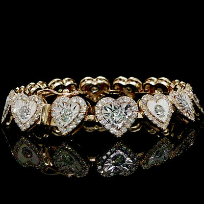 Diamond Heart Bracelet