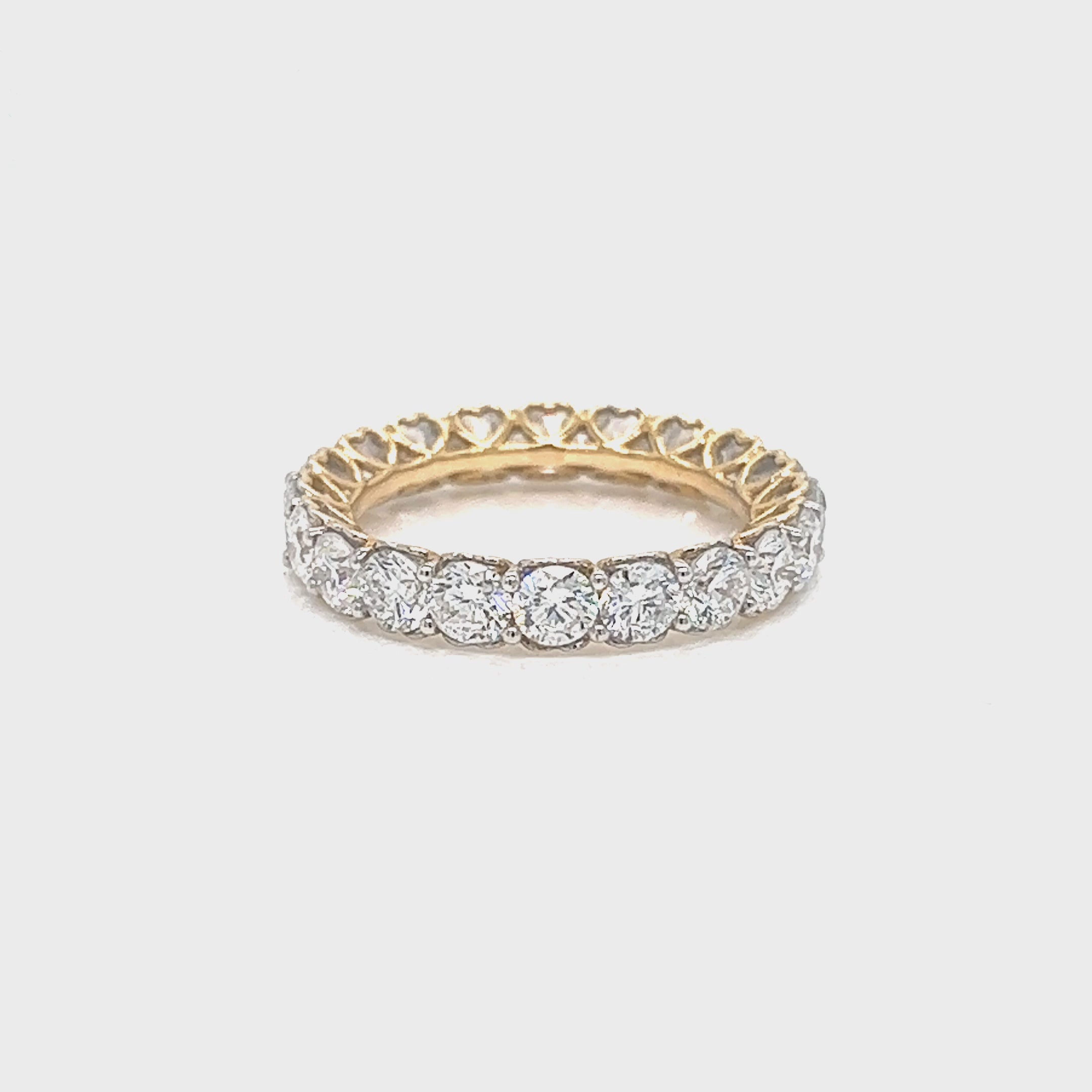 Round-Cut Lab Diamond Eternity Ring