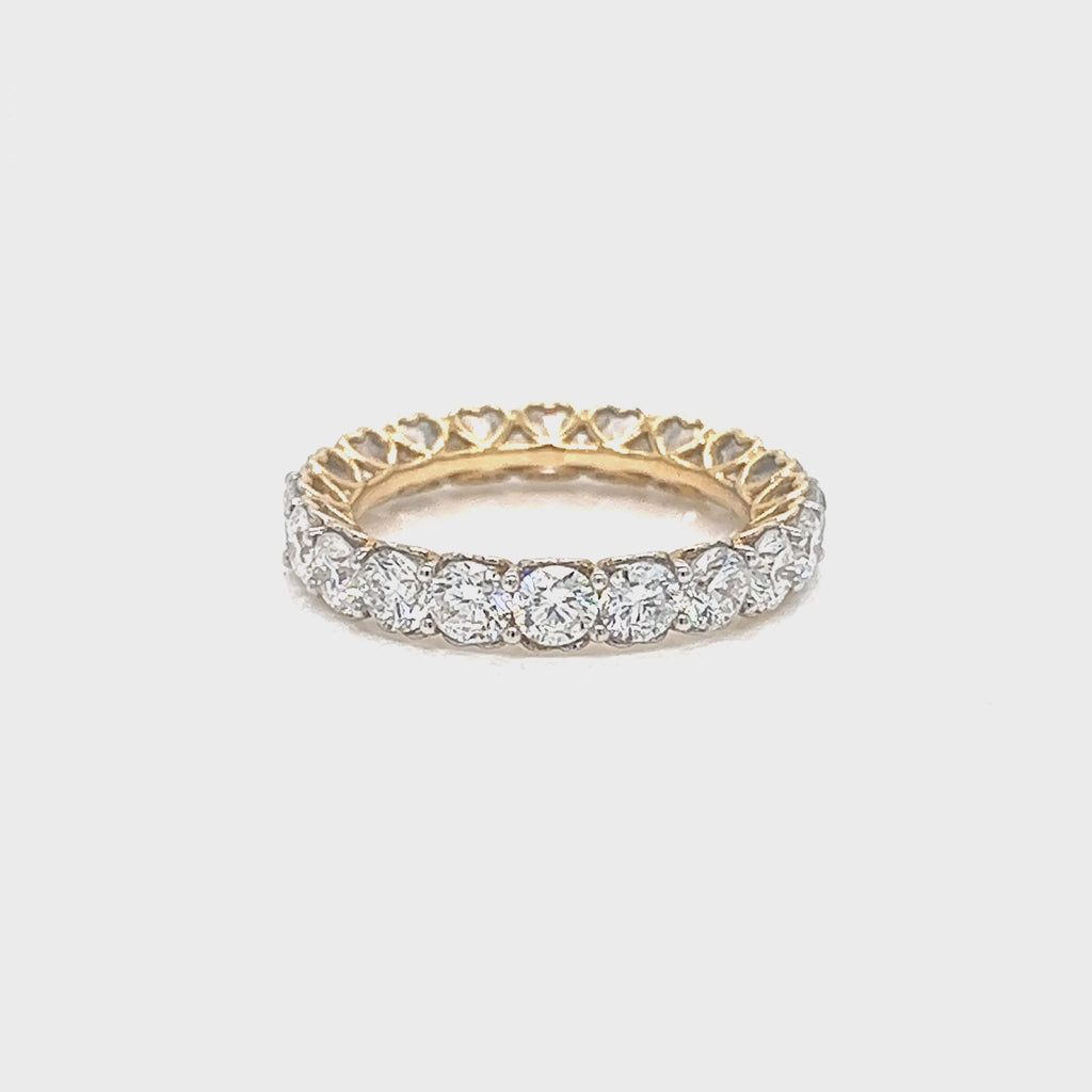 Round-Cut Lab Diamond Eternity Ring