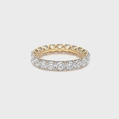 Round-Cut Lab Diamond Eternity Ring