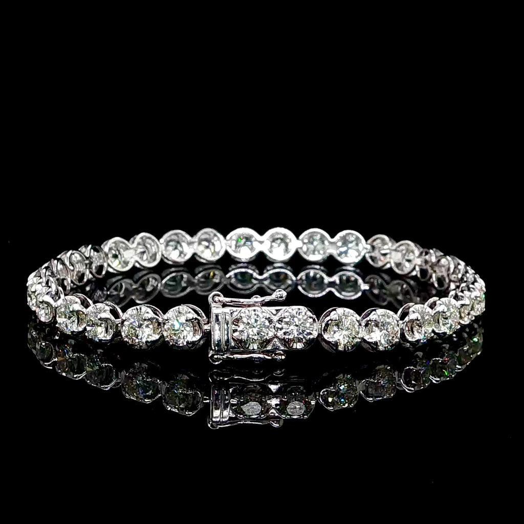 Natural Diamond Tennis Bracelet 5MM