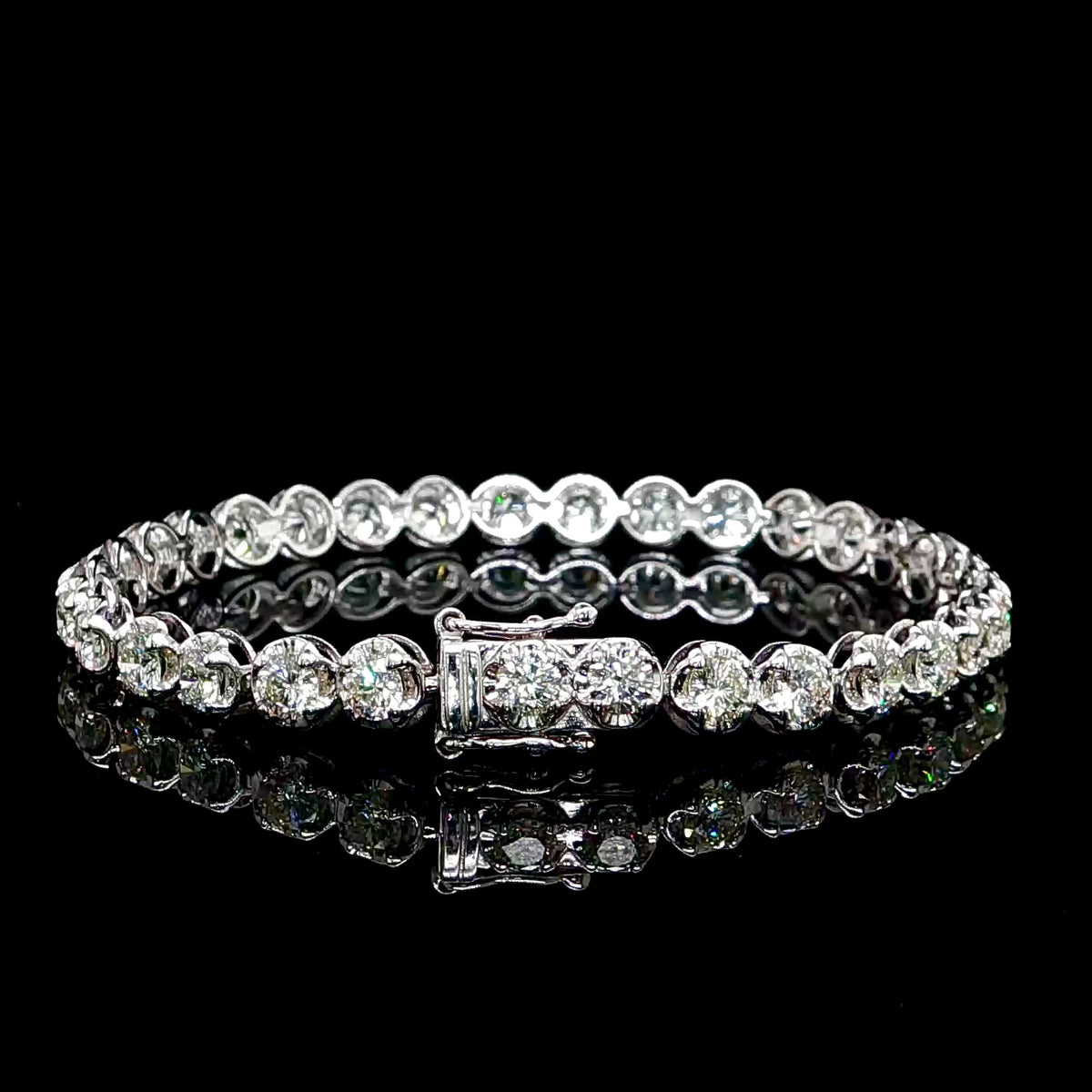 Natural Diamond Tennis Bracelet 5MM