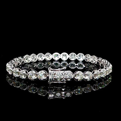 5MM Natural Diamond Tennis Bracelet
