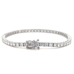 3.5mm Mens Diamond Tennis Bracelet 14k Gold