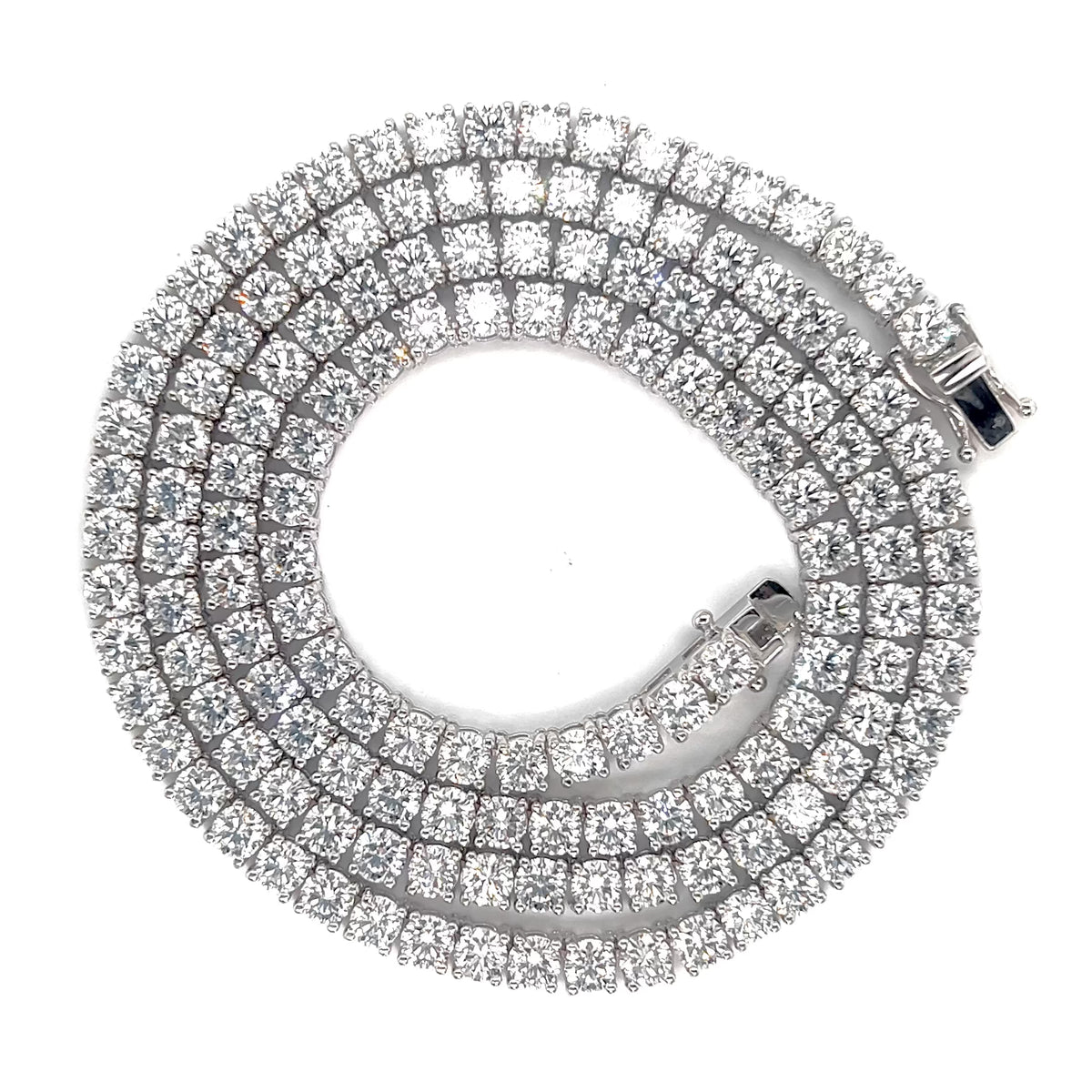 20 Pointer Diamond Tennis Necklace