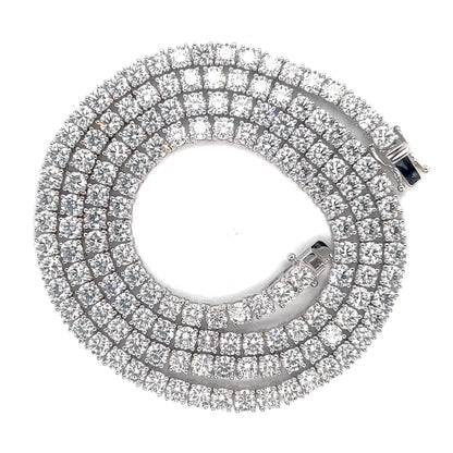 20 Pointer Diamond Tennis Necklace