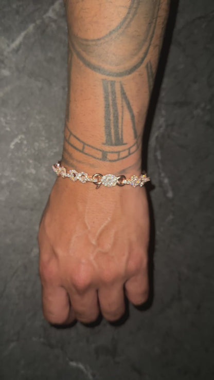 VVS Diamond Infinity Bracelet