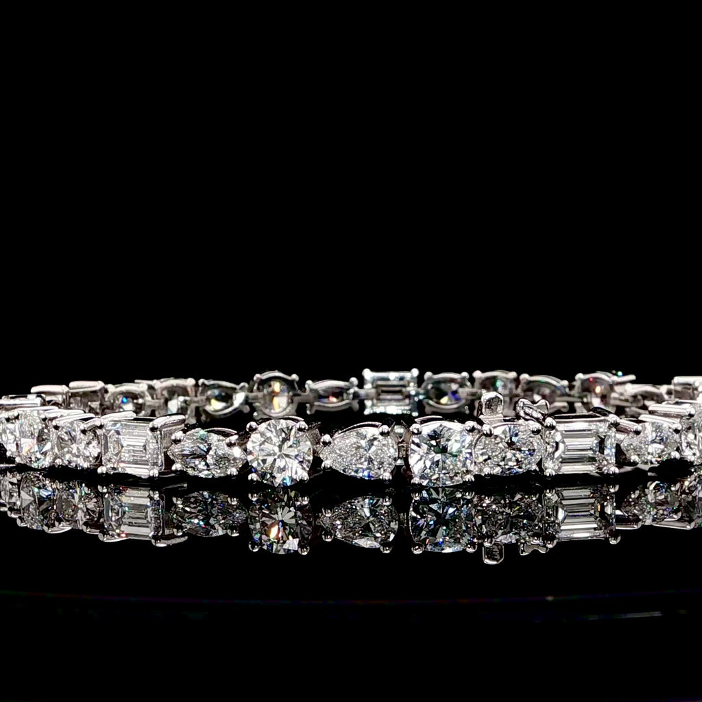 6mm Lab-Grown Diamond Tennis Bracelet for Men