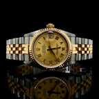 Lady's Rolex Datejust 31MM Two Tone Yellow Gold