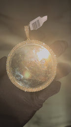 XL Diamond Photo Pendant