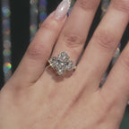 4CT Diamond Marquise Three-Stone Ring