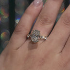 Oval-Cut Lab Diamond Solitaire Ring
