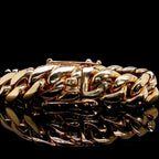 Solid Cuban Link Bracelet 17.5MM